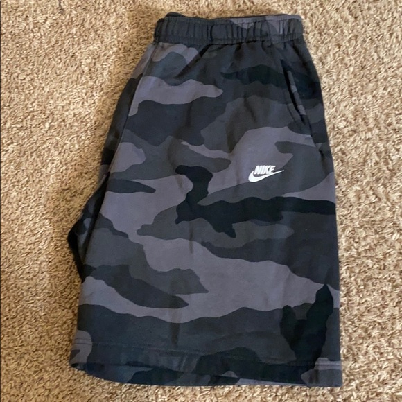 yellow nike sweatshorts